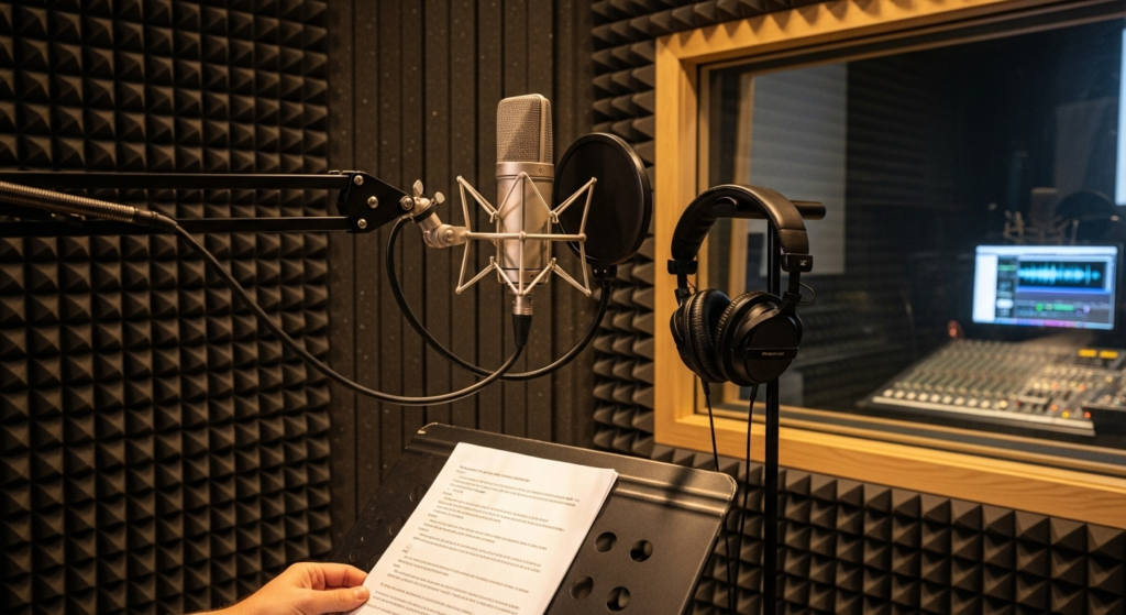 voiceover recording ideas