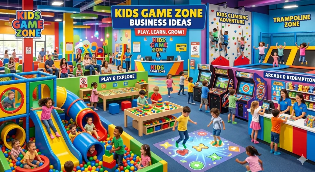 kids game zone business ideas