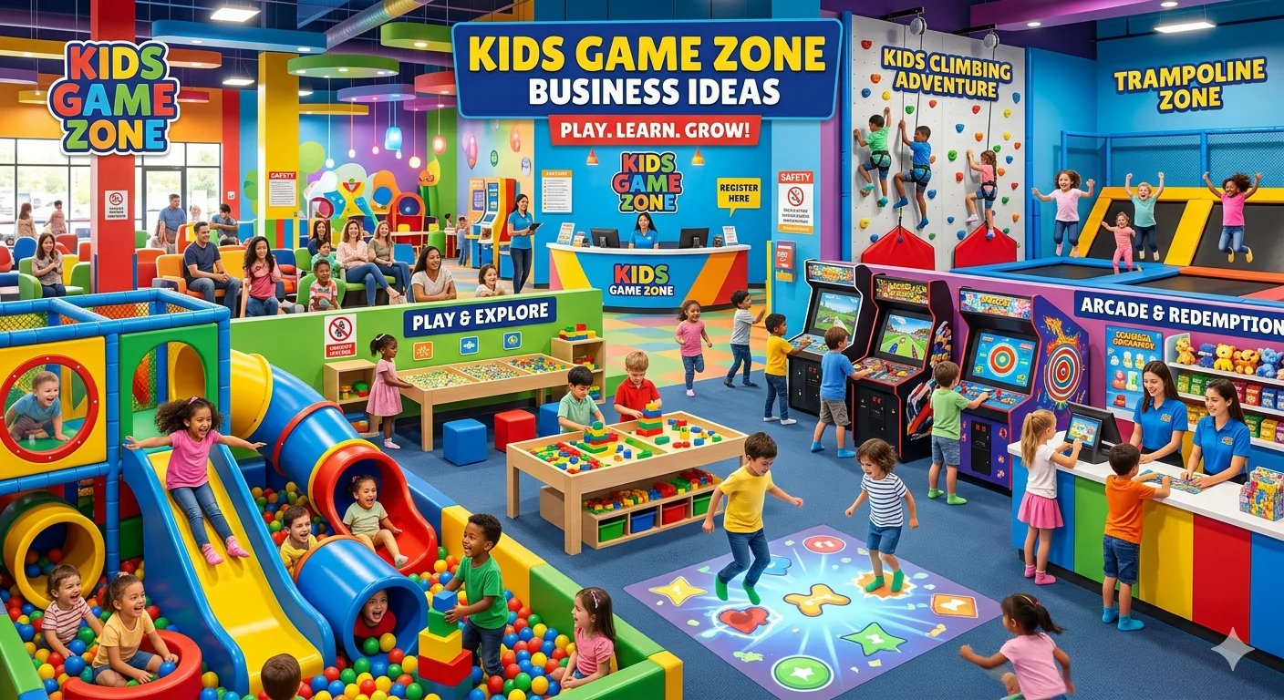 Kids Game Zone Business Ideas: Profitable Fun Center Ideas for 2026